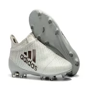 Adidas X 17+ Purechaos FG Soccer Cleats - Grey - soccerdealshop
