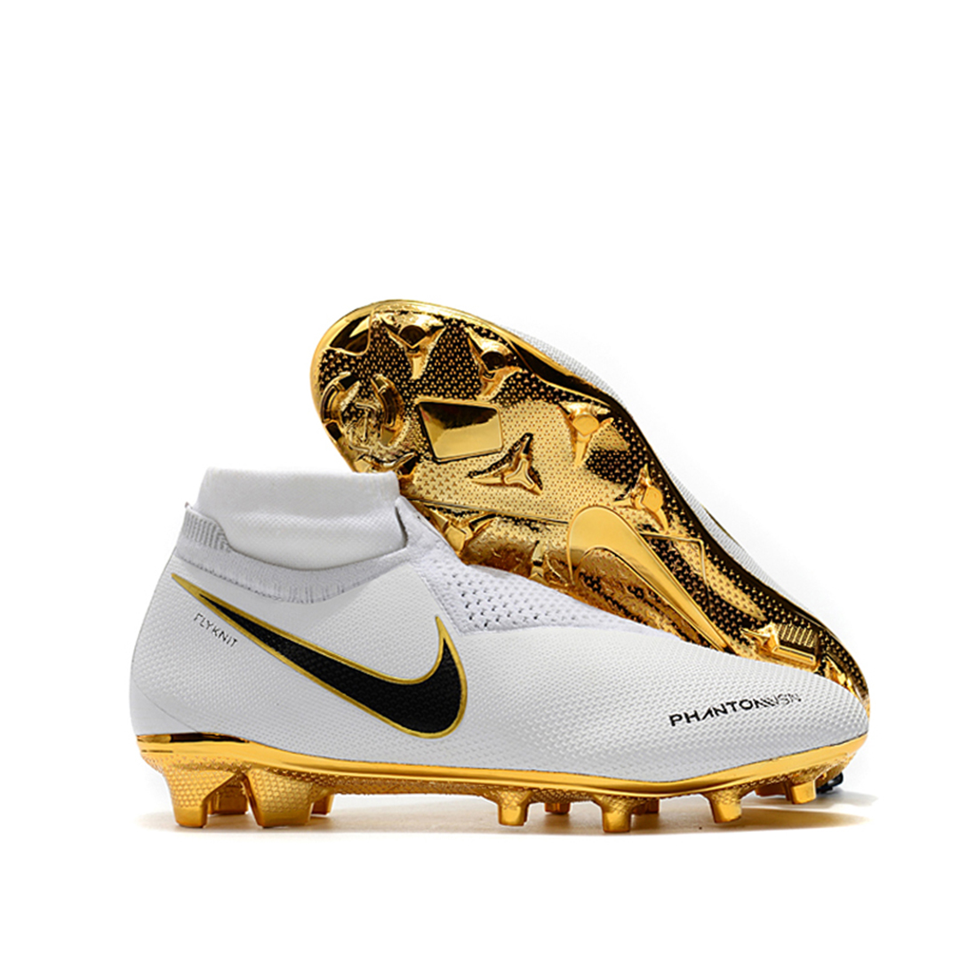 Nike phantom vision white and gold online