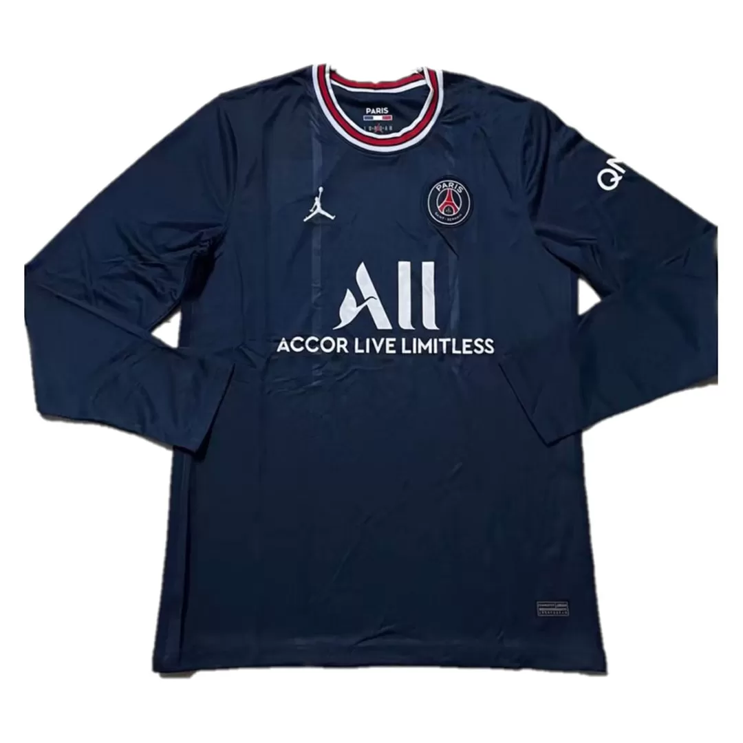 PSG Home Long Sleeve Soccer Jersey 2021/22