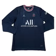 Jordan PSG Home Long Sleeve Soccer Jersey 2021/22 - soccerdealshop