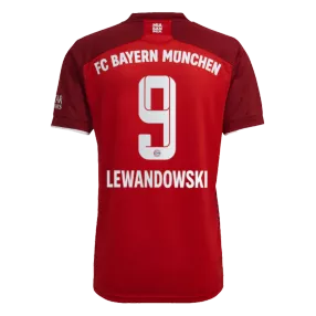 LEWANDOWSKI #9 Bayern Munich Home Soccer Jersey 2021/22 - soccerdeal