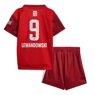 Kid's Adidas LEWANDOWSKI #9 Bayern Munich Home Soccer Jersey Kit(Jersey+Shorts) 2021/22 - soccerdealshop
