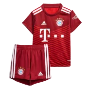 Kid's Adidas Bayern Munich Home Soccer Jersey Kit(Jersey+Shorts) 2021/22 - soccerdealshop