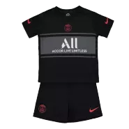 Kid's Nike PSG Third Away Soccer Jersey Kit(Jersey+Shorts) 2021/22 - soccerdealshop