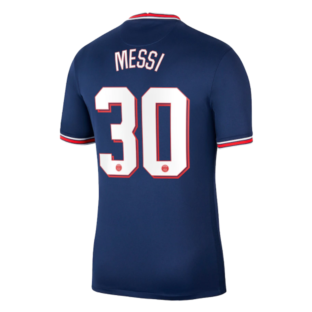 Messi #30 PSG UCL Home Jersey 2021/22 By Jordan