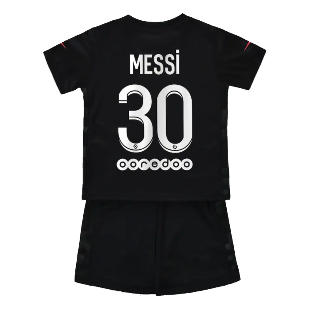 Youth MESSI #30 PSG Jersey Kit 2022/23 Third