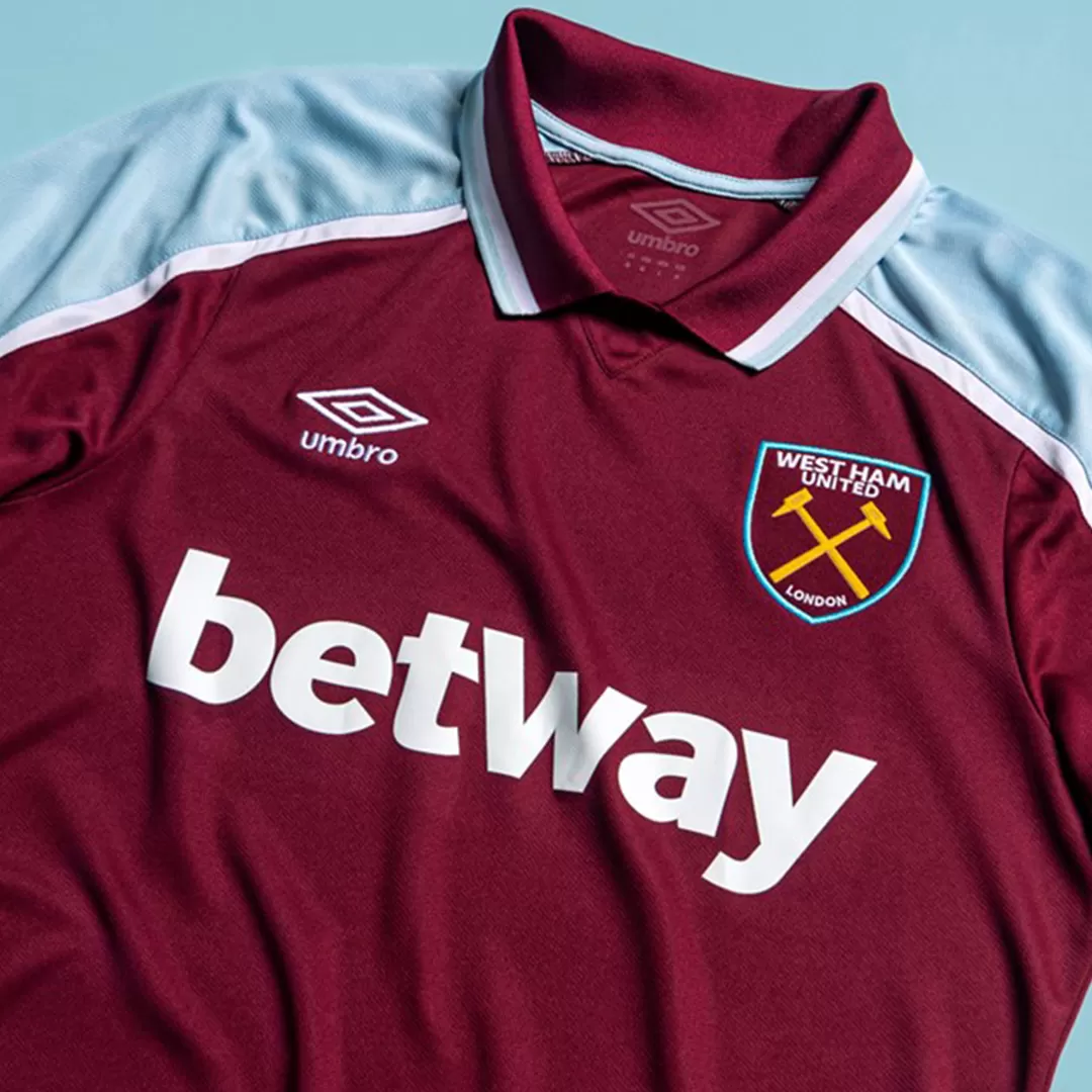 Replica Umbro West Ham United Home Soccer Jersey 2022/23