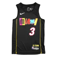 Miami Heat Dwyane Wade #3 2021/22 Swingman NBA Jersey - City Edition - soccerdeal