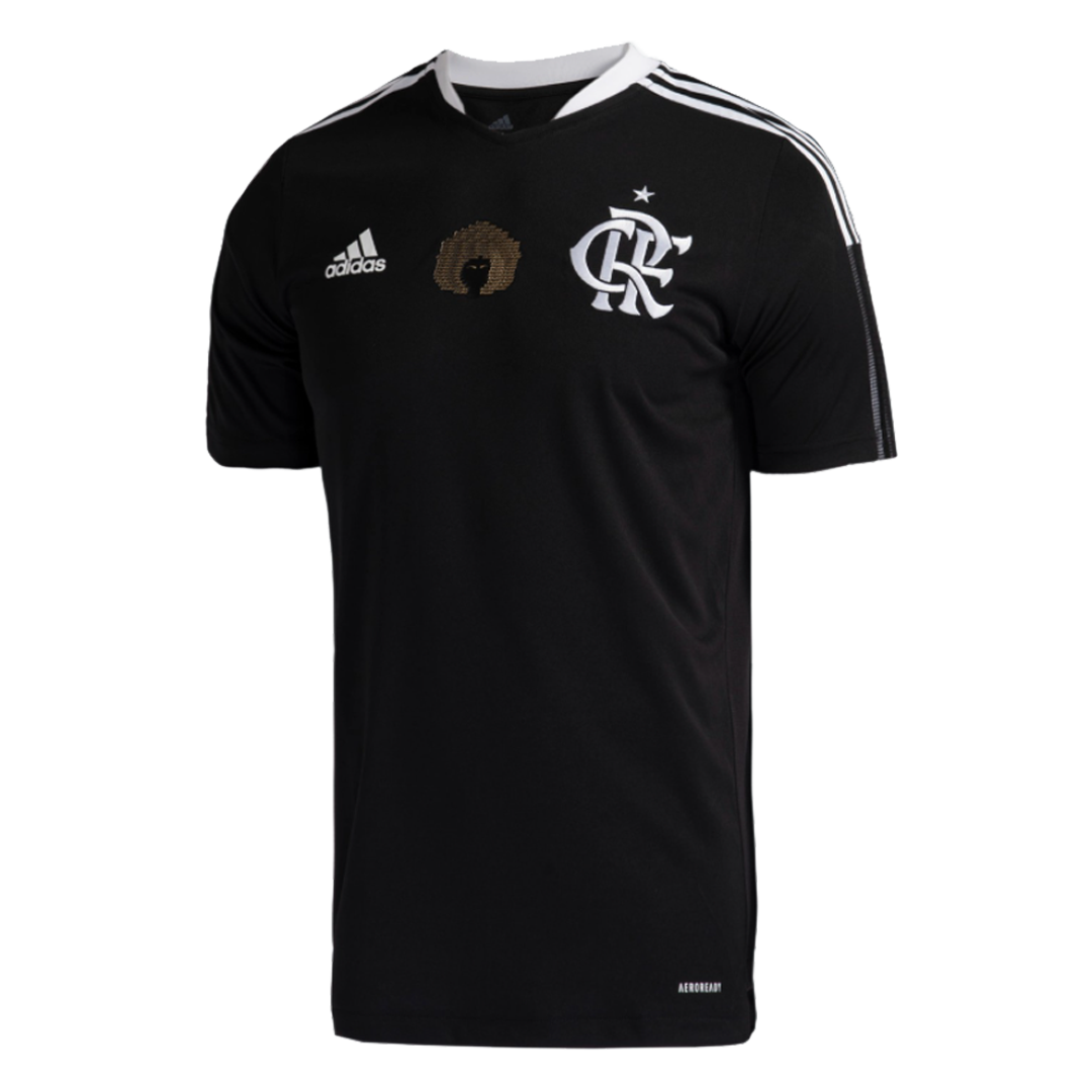 Authentic Adidas CR Flamengo Black Excellence Soccer Jersey 2021/22