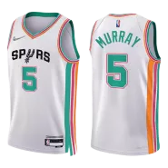 San Antonio Spurs Dejounte Murray #5 Swingman NBA Jersey - City Edition - soccerdeal