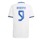 Replica Adidas BENZEMA #9 Real Madrid Home Soccer Jersey 2021/22 - soccerdealshop