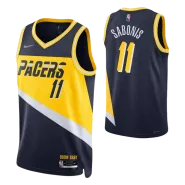 Indiana Pacers Domantas Sabonis #11 2021/22 Swingman NBA Jersey - City Edition - soccerdeal