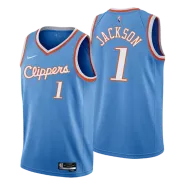 Los Angeles Clippers Reggie Jackson #1 2021 Swingman NBA Jersey - City Edition - soccerdeal