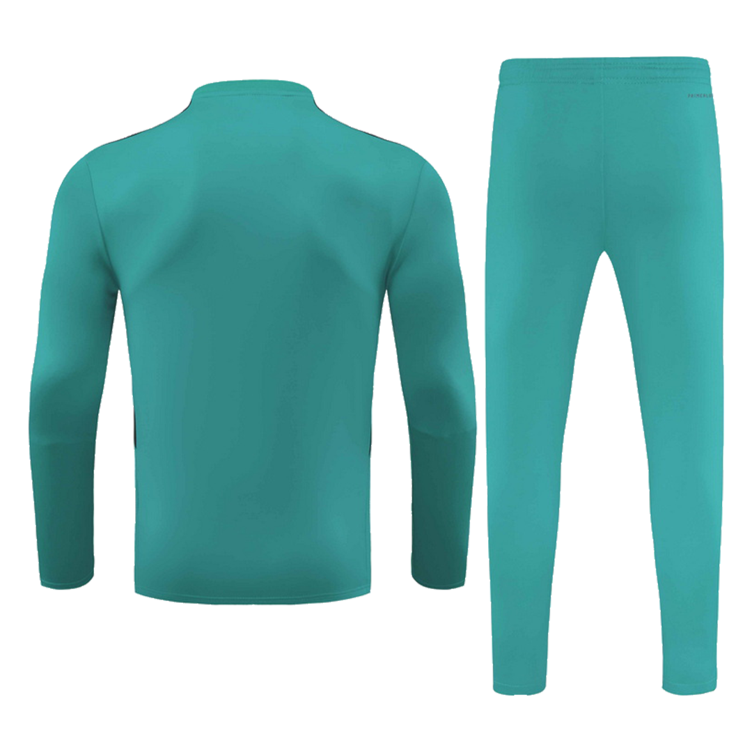 Real Madrid Zipper Sweatshirt Kit(Top+Pants) 2021/22 - soccerdeal