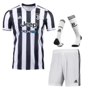 Replica Adidas Juventus Home Soccer Jerseys Kit (Shirt+Short+Socks) 2021/22 - soccerdealshop