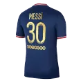 Replica Jordan PSG Home Messi #30 Ballon d'Or Special Gold Font Soccer Jersey 2021/22 - soccerdealshop