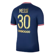 Replica Jordan PSG Home Messi #30 Ballon d'Or Special Gold Font Soccer Jersey 2021/22 - soccerdealshop