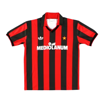 Retro 1991/92 AC Milan Home Soccer Jersey - Soccerdeal