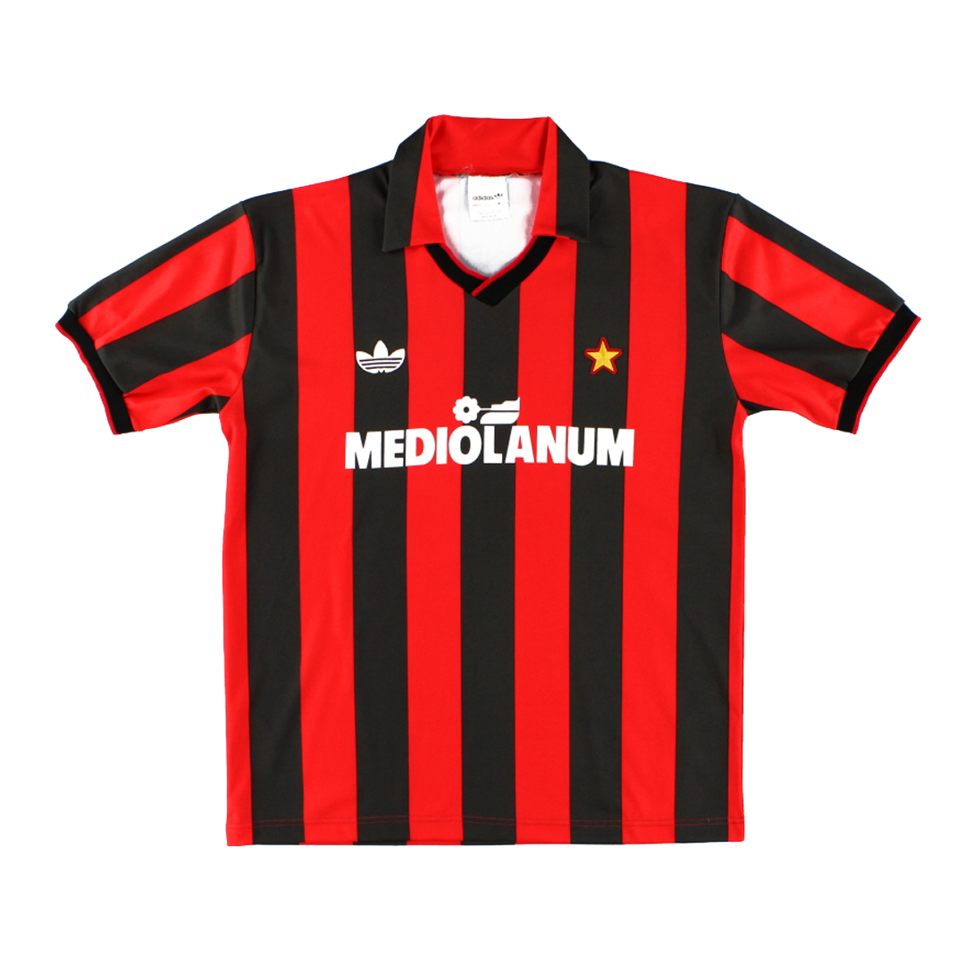 Retro 1991/92 AC Milan Home Soccer Jersey - Soccerdeal