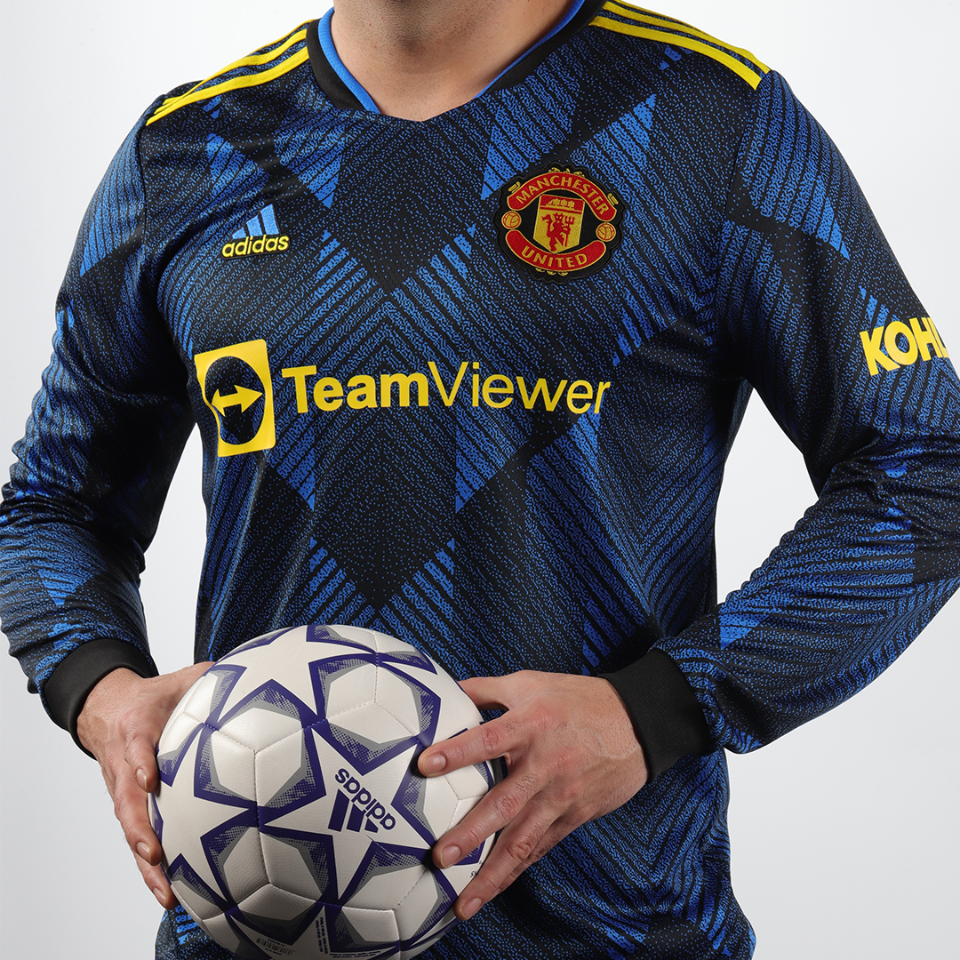 RONALDO #7 Manchester United Away Jersey Kit 2021/22 By Adidas