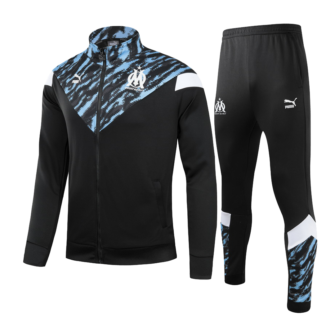 Kid's Marseille Training Jacket Kit (Jacket+Pants) 2021/22 - soccerdeal