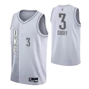Oklahoma City Thunder Josh Giddey #3 2021/22 Swingman NBA Jersey - City Edition - soccerdeal