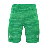 Adidas Juventus Goalkeeper Soccer Shorts 2021/22 - Green - soccerdealshop