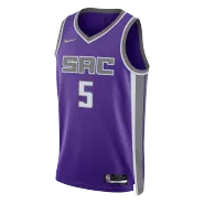 Sacramento Kings De'Aaron Fox #5 2021/22 Swingman NBA Jersey - Icon Edition - soccerdeal