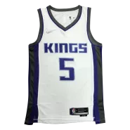 Sacramento Kings De'Aaron Fox #5 2021/22 Swingman NBA Jersey - Association Edition - soccerdeal
