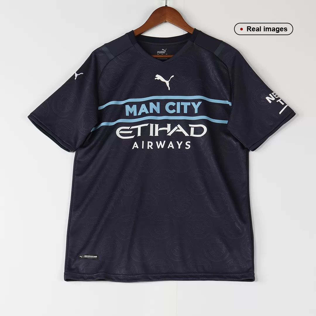 Puma Manchester City Home Shirt 2021-22 with de Bruyne 17 Printing