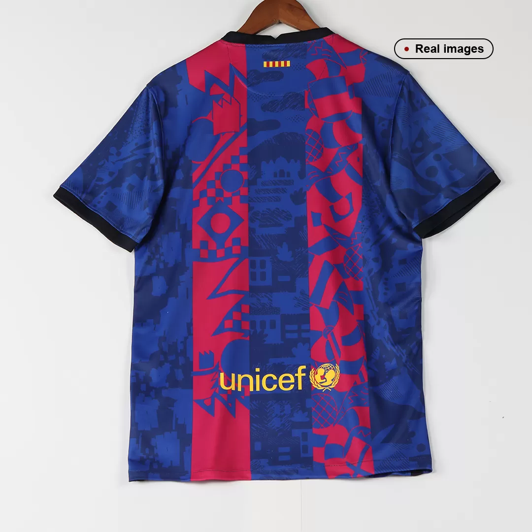 Youth Nike Lionel Messi Blue Barcelona 2020/21 Home Breathe Stadium Replica  Jersey