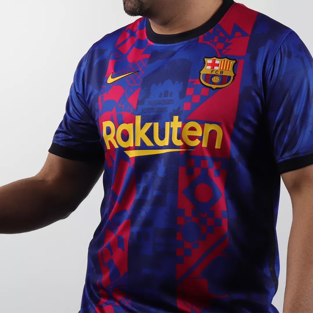 Replica Nike Barcelona Third Away Soccer Jersey 2021/22 - soccerdealshop