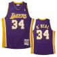 Retro Los Angeles Lakers Lakers O'NEAL #34 1999/00 Swingman NBA Jersey - soccerdeal