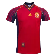 Retro 1998 Spain Home Soccer Jersey - soccerdealshop