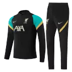 Kid's Nike Liverpool Zipper Sweatshirt Kit(Top+Pants) 2021/22 - soccerdealshop