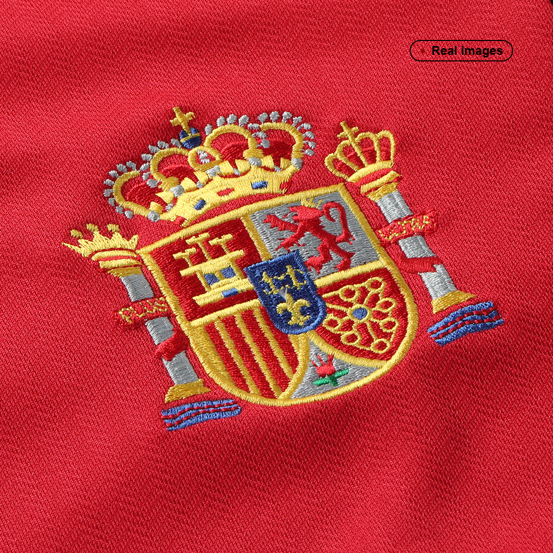 Retro 1998 Spain Home Soccer Jersey - soccerdeal