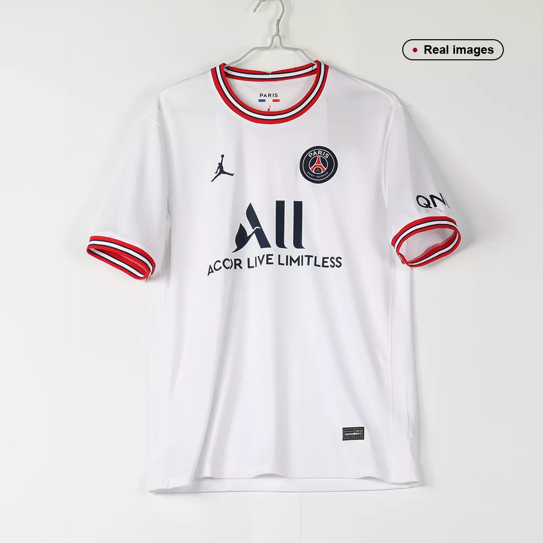 Jordan PSG Fourth Away Soccer Jersey Kit(Jersey+Shorts) 2021/22 - soccerdealshop