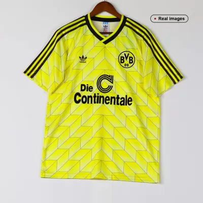 Retro 1988 Borussia Dortmund Home Soccer Jersey - Soccerdeal