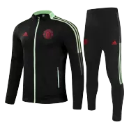 Kid's Adidas Manchester United Training Jacket Kit (Jacket+Pants) 2021/22 - soccerdealshop