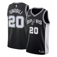 San Antonio Spurs Manu Ginobili #20 2020/21 Swingman NBA Jersey - Icon Edition - soccerdeal