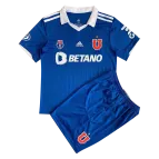 Kid's Adidas Club Universidad de Chile Home Soccer Jersey Kit(Jersey+Shorts) 2022 - soccerdealshop