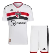 Adidas Sao Paulo FC Home Soccer Jersey Kit(Jersey+Shorts) 2022/23 - soccerdealshop