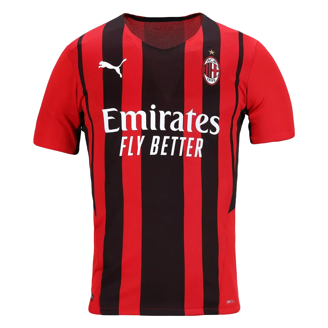 Authentic Puma AC Milan Home Soccer Jersey 2021/22 - soccerdealshop