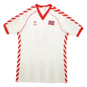 Retro 1984 Norway Away Soccer Jersey - soccerdeal