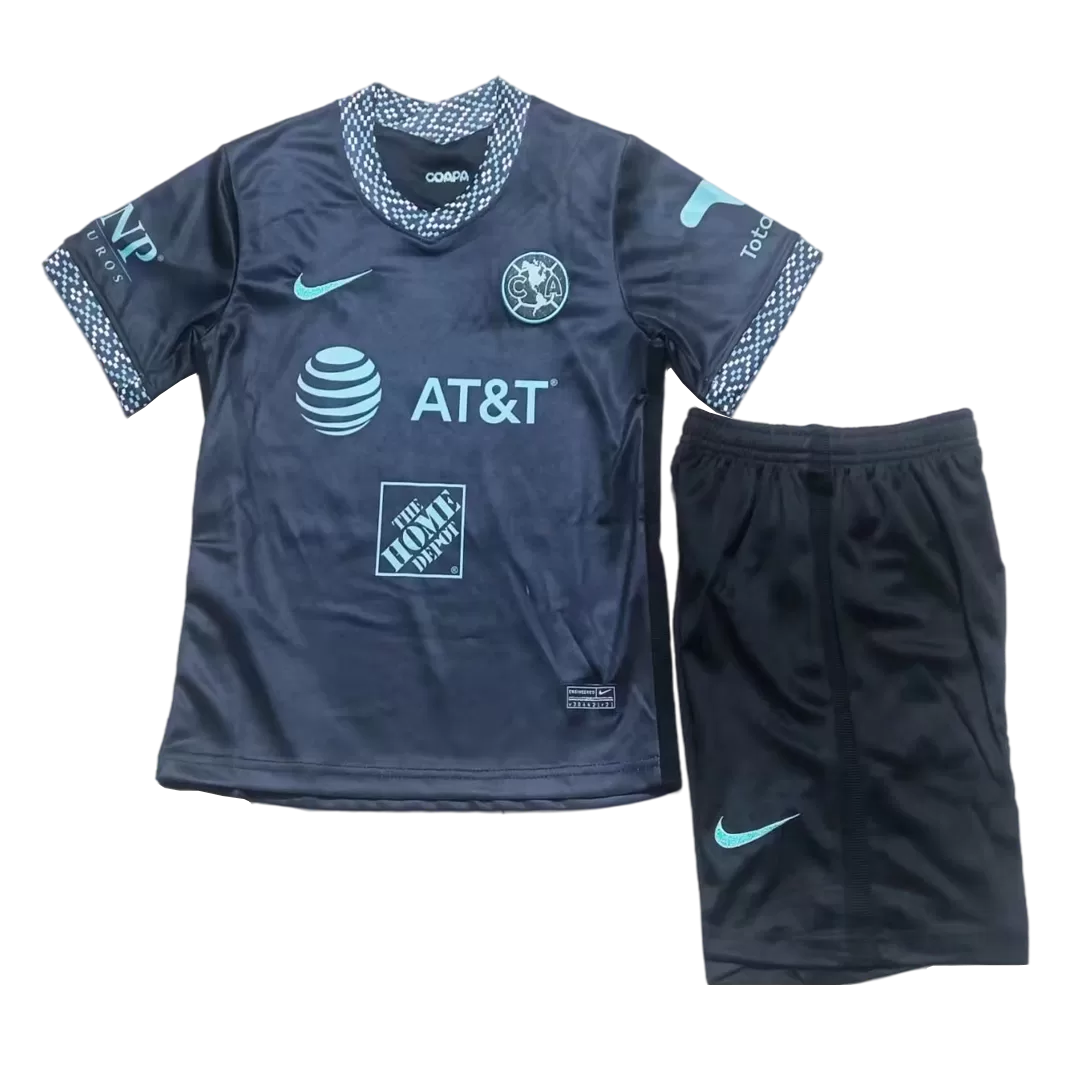 Kid S Nike Club America Third Away Soccer Jersey Kit Jersey Shorts 22 23