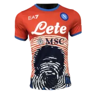 Authentic EA7 Napoli 'Red Maradona' Special Soccer Jersey 2021/22 - soccerdealshop
