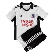 Kid's Adidas Colo Colo Home Soccer Jersey Kit(Jersey+Shorts) 2022/23 - soccerdealshop
