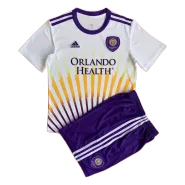 Kid's Adidas Orlando City Away Soccer Jersey Kit(Jersey+Shorts) 2022 - soccerdealshop