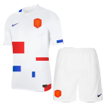 Nike Netherlands Away Soccer Jersey Kit(Jersey+Shorts) 2022