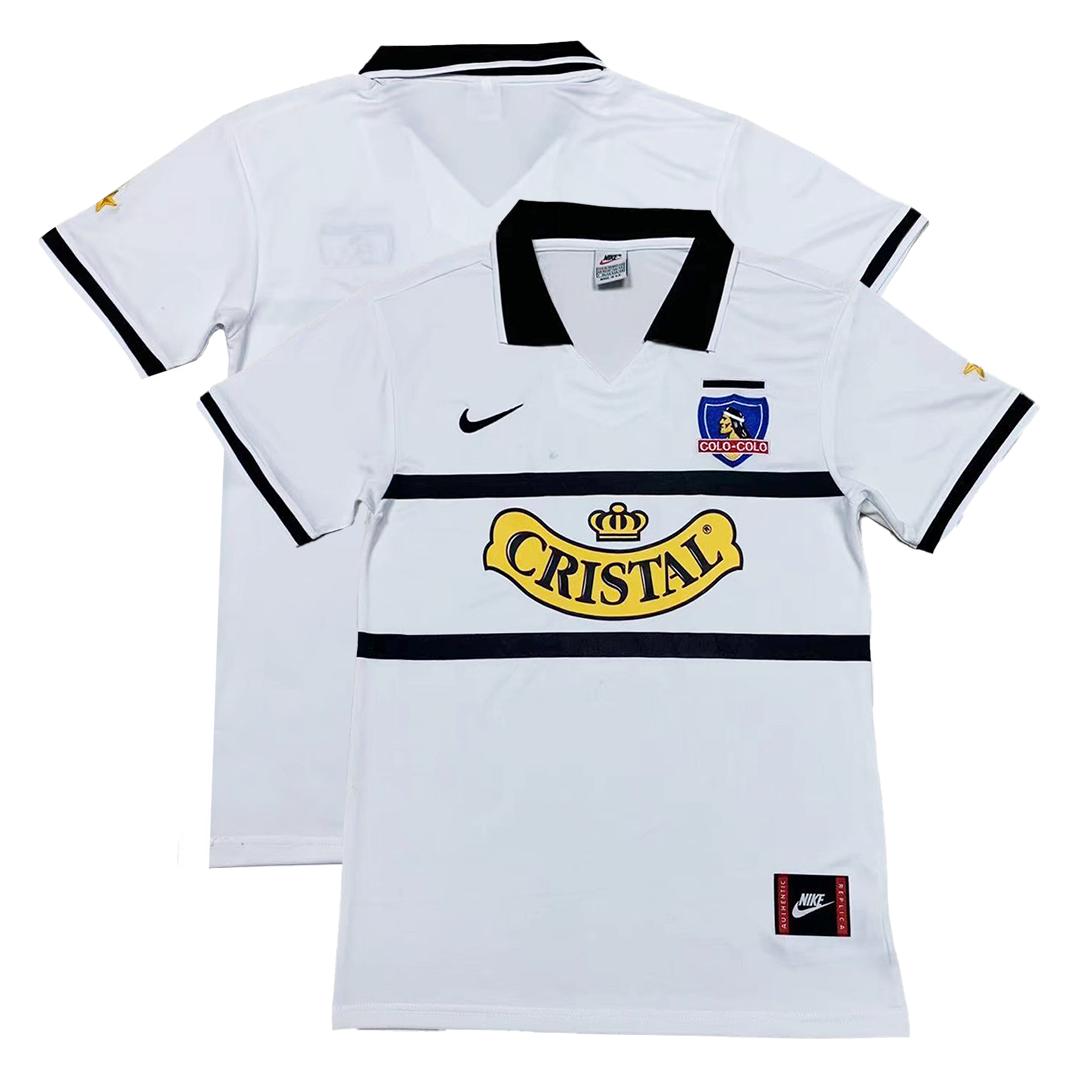 Retro 1996 Colo Colo Home Soccer Jersey